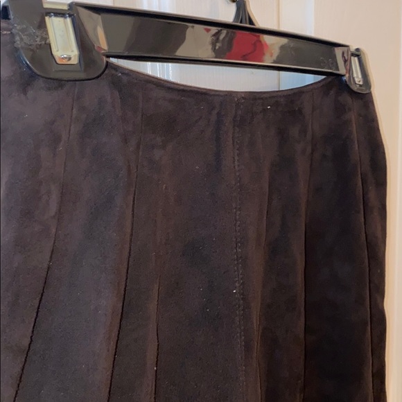 Vintage Prada Brown Suede Flared pants - Picture 7 of 13